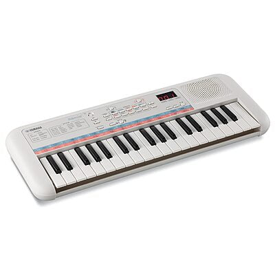 Yamaha Remie PSS-E30 37-Key Portable Mini Keyboard, White With E-Book -VARIABLE